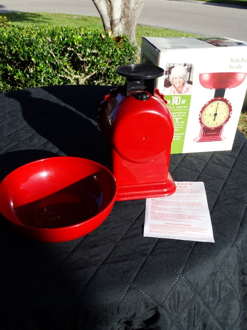 Paula Deen Red Kitchen Scale - Picture 5 of 7